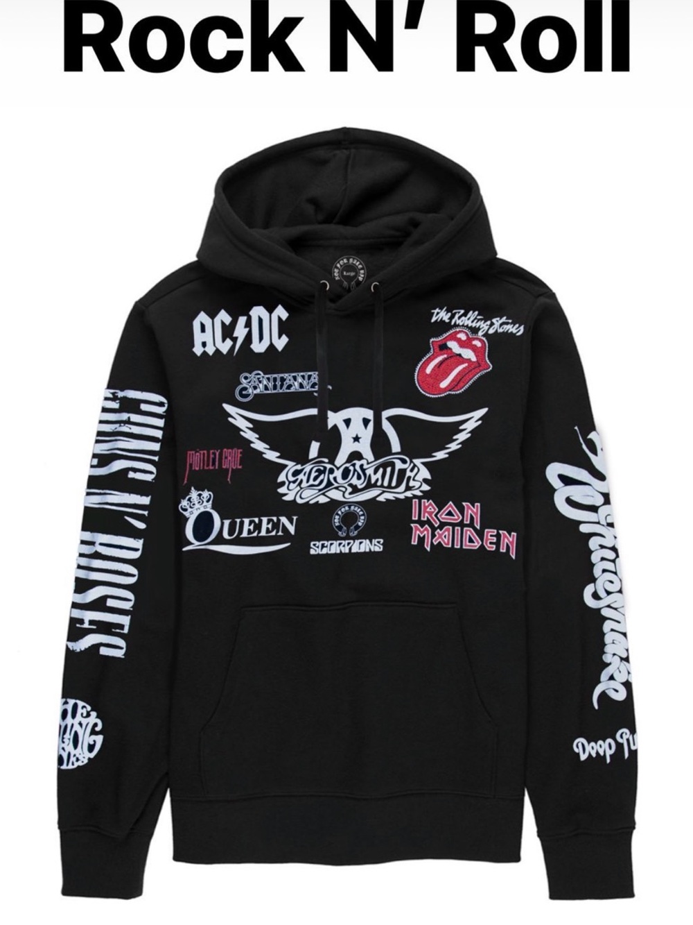 Black Rock N’ Roll Hoodie